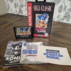 New ListingSonic the Hedgehog [Sega Classic] for Sega Genesis case and manual