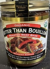 Better Than Bouillon Organic Roasted Beef Base, Made 21 Ounce Pack of 1