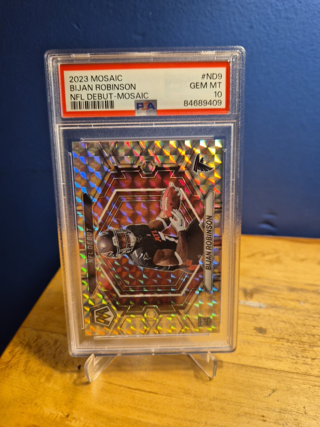 Bijan Robinson Panini Mosaic NFL Debut #ND9 Mosaic