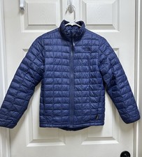 The North Face ThermoBall Jacket Boys Medium 10/12 Navy Blue Insulated Packable