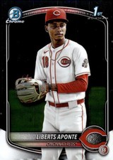 LIBERTS APONTE RC 2025 Bowman Chrome Base Prospects #BCP-174 Pre-Rooki ID:148881