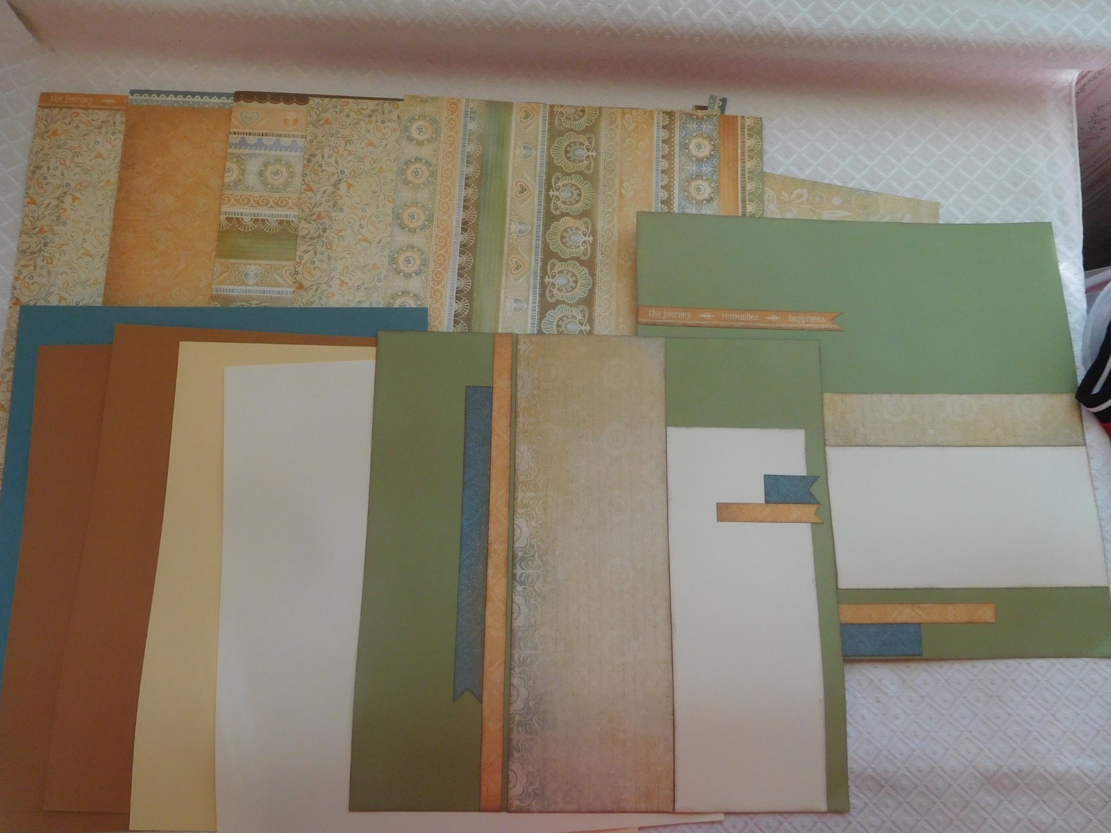 Lot of 7 PARTIAL USED Close to My Heart Scrapbooking Kits Workshop Paper  Stamps