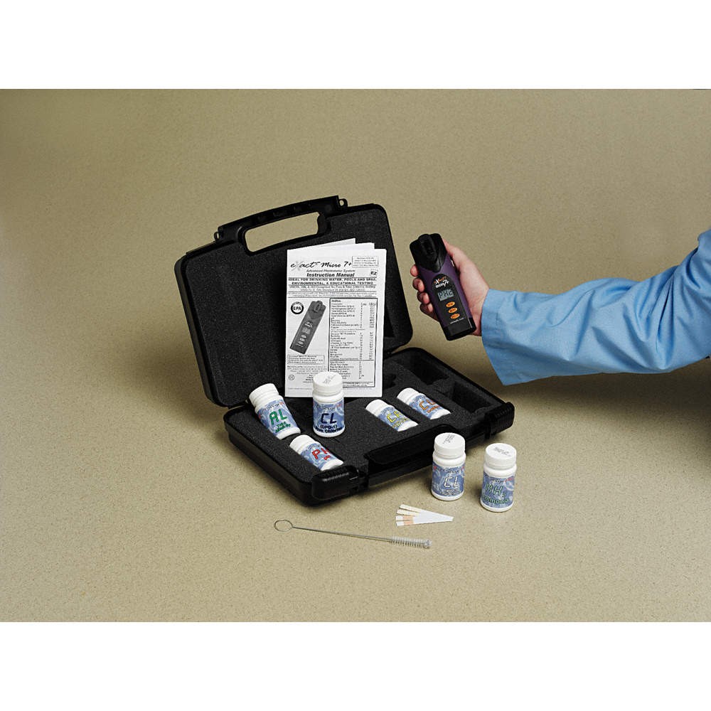 INDUSTRIAL TEST SYSTEMS 486691-K Photometer Kit,Water Test,25 Tests 8M409