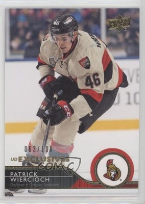 2014-15 Upper Deck UD Exclusives 63/100 Patrick Wiercioch #137 0d14