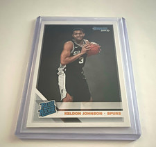 Panini 2019-20 Donruss Rated Rookie Keldon Johnson Spurs RC Card #227. rookie card picture