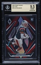 2024 Panini Phoenix Rookies Red Fade 5/299 Javon Baker #195 BGS 9.5 GEM MINT 3hd