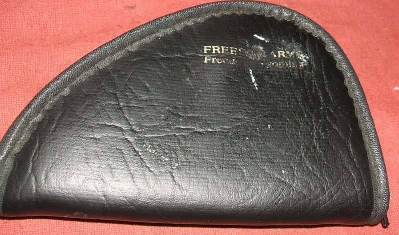 Freedom Arms Factory Soft Pistol Case Pouch for .22 Mini Revolver Fair Cond Used