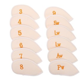 12 Pcs Golf Headcover Set Driver and Wood Covers Iron Protective
