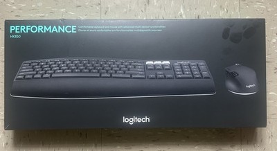 Logitech - MK850 Performance Full-size Wireless Membrane Keyboard and Mouse