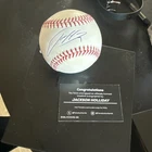 Jackson Holliday Signed Baseball MLB, Fanatics Authenticated