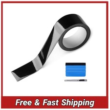 Lzlrun Gloss Black Vinyl Wrap Chrome Delete Trim Roll 2in X 30ft Kit Lzlrun Gloss Black Vinyl Wrap Chrome Delete Trim Roll 2in X 30ft Kit