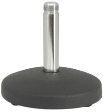 Image of QTX Small Desktop Microphone Stand Mic Support Desk Short Heavy Duty 188.018