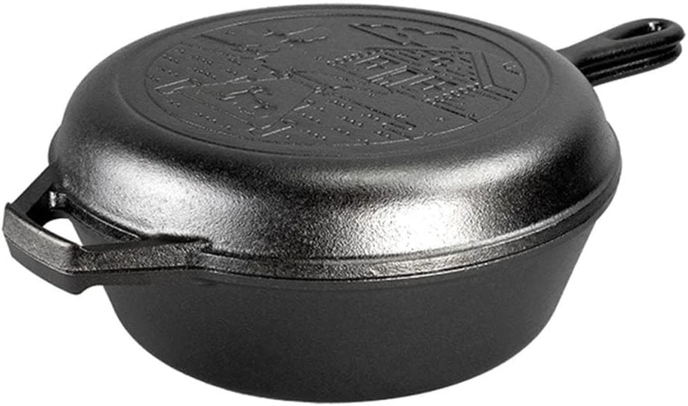 Cast Iron Wanderlust Series, Cabin Combo Cooker, 3.2 Quart​