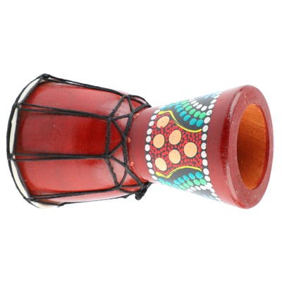 Afrikanische Trommel 5 Zoll Holz Djembe Hand Percussion Instrument knackiger Klang für Ki TPG