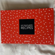 70  Gousto Recipe Cards and Folder - Chicken, Sausage, Beef and Fish recipes