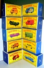 Ten (10) Replica Boxes for Lesney Matchbox Models as shown (3)