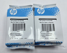 HP Genuine Ink Black Tri Color 67/305 Ink Cartridges For Printer Brand New