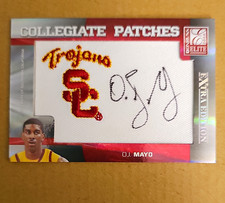 Donruss Elite Extra Edition Collegiate Patches O.J. Mayo USC Auto Patch RC 23/50