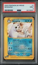 Pokemon Dewgong Skyridge NON Holo Rare #7 PSA 9 Mint on eBay