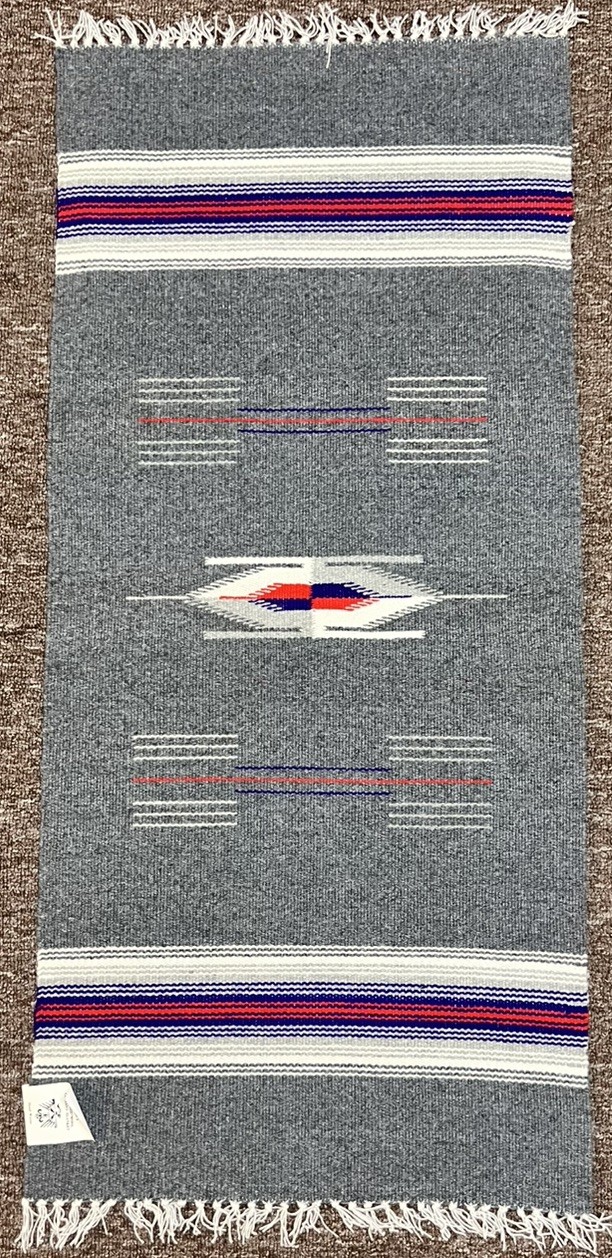 Throw Hand Woven Textile 19 X 41