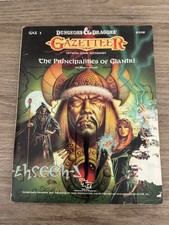 TSR : D&D Gazetteer GAZ3 - LES PRINCIPAUTÉS DE GLANTRI complet avec carte
