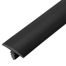 t Rubber Trim Molding, 7/8 Inch x 10 ft Edge Banding Trims, Black