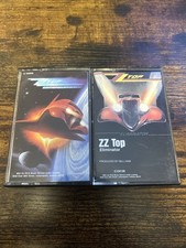Vintage ZZ Top 1983, 1985 rock cassette tape lot x2 Eliminator, Afterburner E2