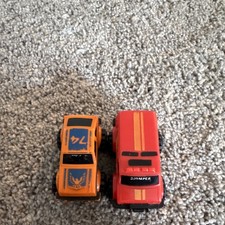 Stomper Chevy Truck Red Orange Blue Vintage Collectible Vehicle