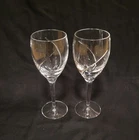 Waterford Crystal Siren Water Wine Glasses Vintage Lot Of 2