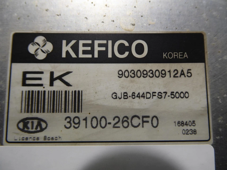 Centralina motore 39100-26CCF0 KIA RIO II (JB) 1.4i 71KW 97CV anno 2006 - Immagine 2 di 4