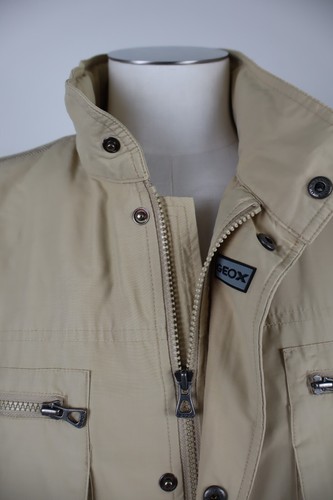 GEOX RESPIRA GIUBBINO LEGGERO UOMO Tg 54 MAN CASUAL GIACCA VINTAGE JACKET - Imagen 5 de 12