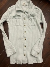 Kate Quinn Kids Size 7 Mint Green Button Down Girls Shirt Ribbed