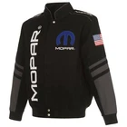 Authentic Mopar Racing Embroidered Cotton Twill Jacket JH Design Black