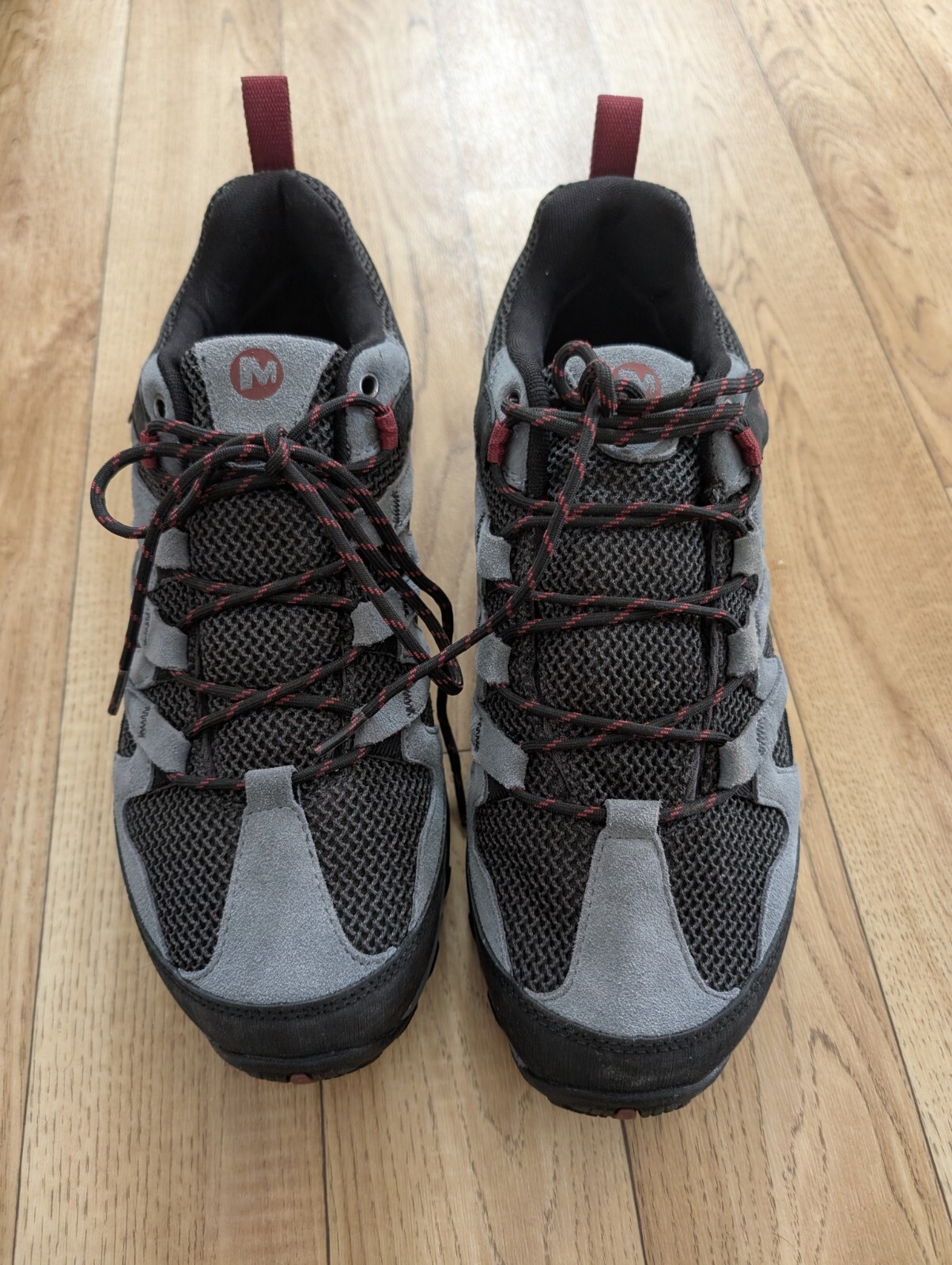 Nuovissima scarpa stivale da trekking uomo Merrell impermeabile Castlerock 13 uomo grigio