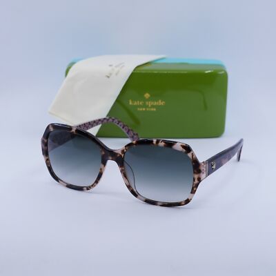 Kate Spade AMBERLYNN/S 0MAP 9K Pink Havana with Pattern/Green Gradient 57-16-...