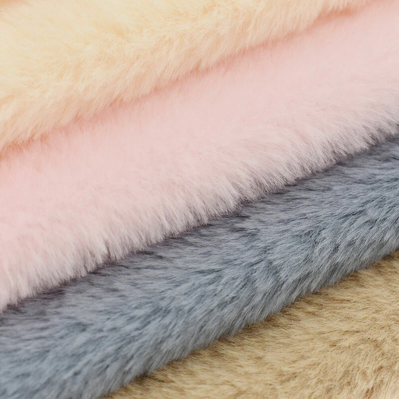 A4 Faux Fur Fabric Bag Bow-Knot Patchwork Clothing Sewing Decor DIY Craft Supply - Image 2 of 4