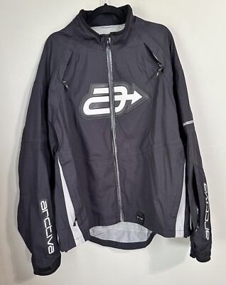 Arctiva Performance Sports Jacket Black/White Size XXL Snowmobile Skiing