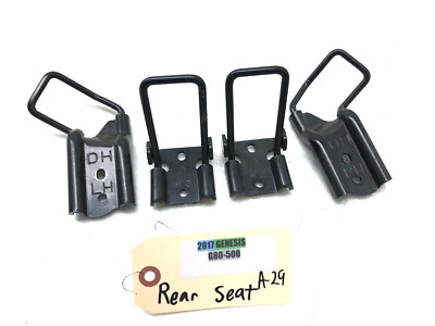 2015-2020 GENESIS G80 REAR SEAT CHILD RESTRAINT ANCHOR BRACKET SET X4 OEM