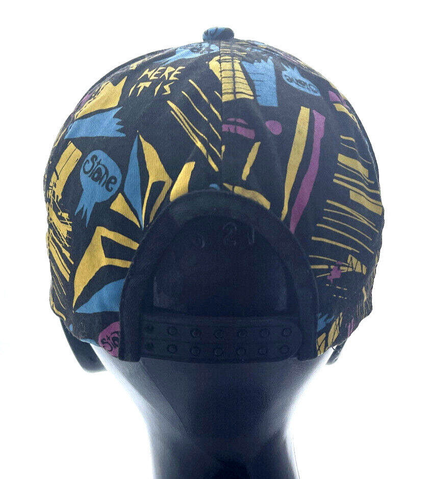 OSFA Volcom Hat All Over Print Stone Cap Vintage … - image 3