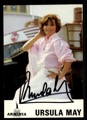 Ursula May Autograph Card Original Signed ## BC 44032