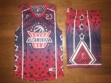 10 Adult Basketball Uniforms Set Reversables Home & away of Jerseys & Shorts)