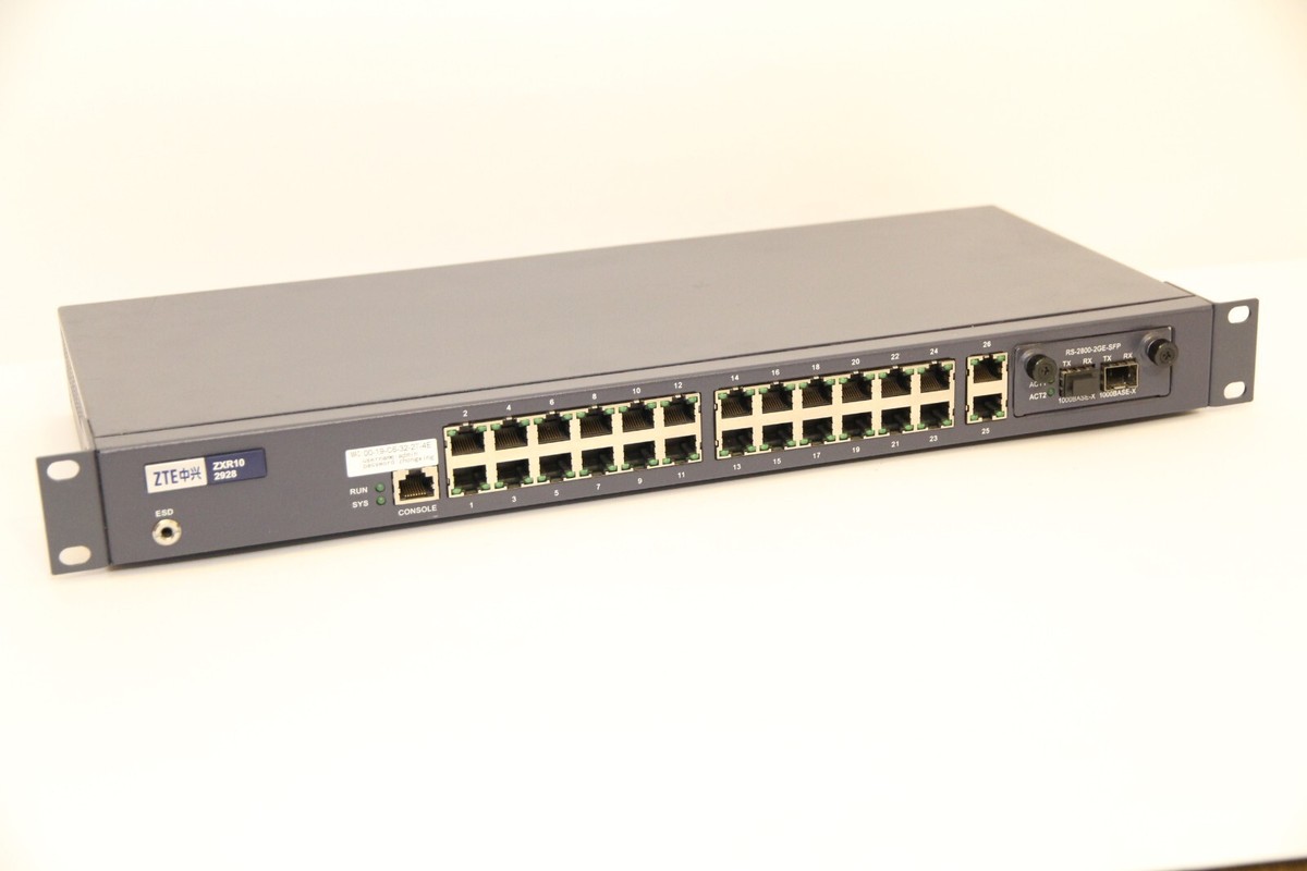 ZTE ZXR10 2928 Intelligent Access Ethernet Network Switch