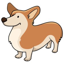Pembroke Welsh Corgi Dog Decal Dog Lover Decor Vinyl Sticker