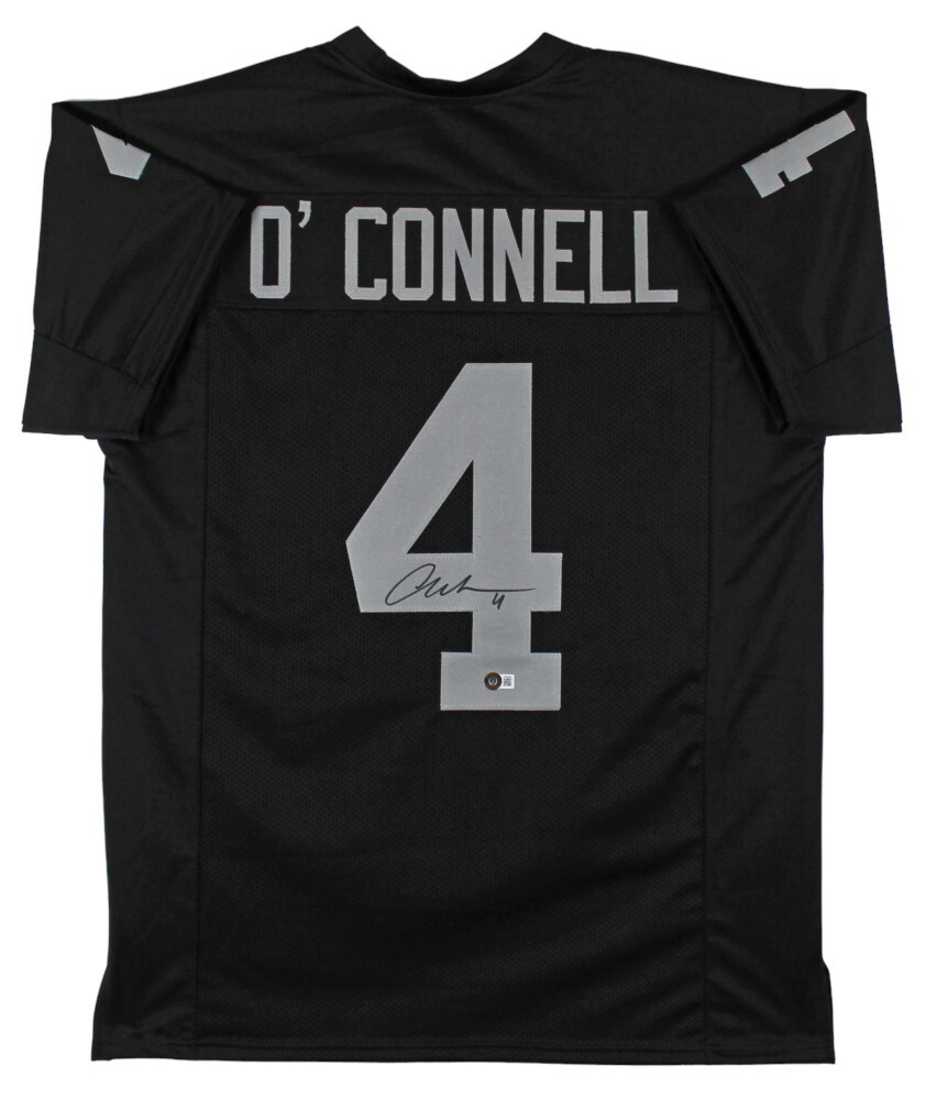 Aidan O'connell Autographed Signed Aidan O'connell Oakland Raiders Jersey (Beckett) 2023 4Th Rnd Pk / Purdue 