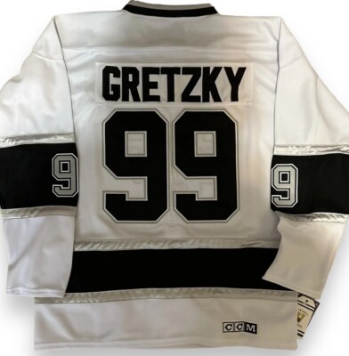 Wayne Gretzky Los Angeles Kings CCM Throwback Jersey White (Men's Sizes) 