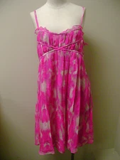 INC Petite Impression Strokes Lightweight Silk Dress NWT $89