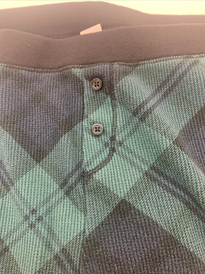 Pantalones de pijama unisex Old Navy verde a cuadros talla mediana Foto 2 de 4