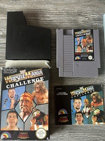 WWF WrestleMania Challenge NES Video Game with Manual PAL NES Nintendo boxed