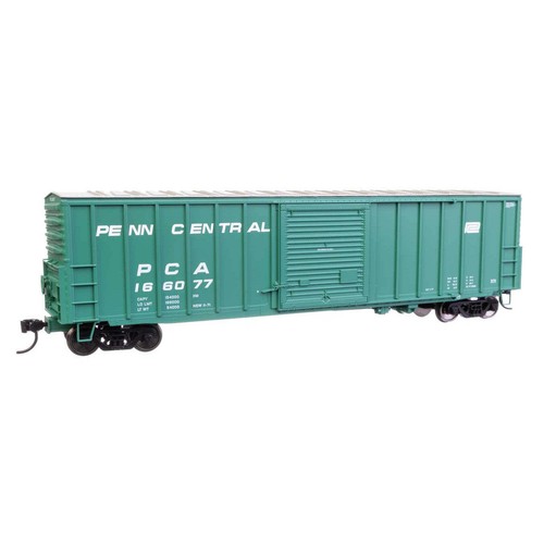 Acorazado de poste exterior Walthers Mainline escala HO Penn Central #166077 50' ACF | Zustand: New