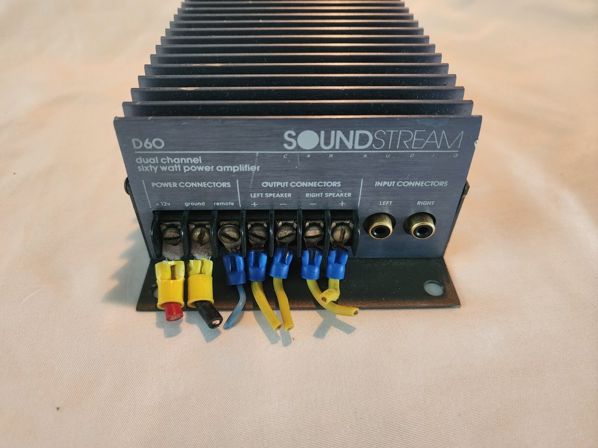 soundstream D60 amplifier 2 channel | eBay